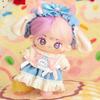 20cm Kawaii Cotton Dolls Anime Plush Stuffed Figure Bell Orchid/Green Plum/Butterfly Doll Wearable Clothing Dress Up Gifts
