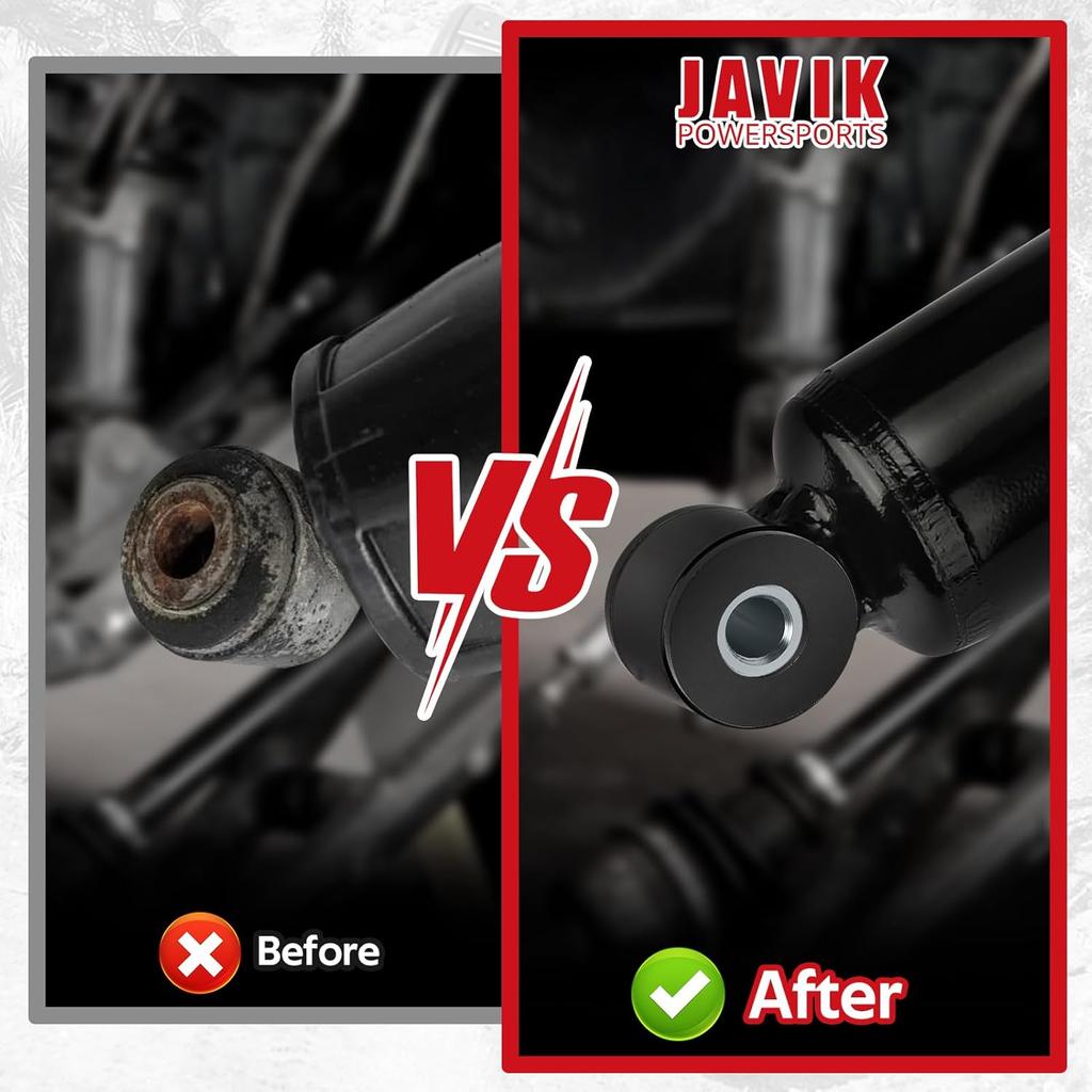 JAVIK Front & Rear Shock Bushing Sleeve Kit For Polaris Ranger 1000/900/800/Diesel RZR 800/570 Sportsman 1000/850/550 Scrambler 850 PRO-XD
