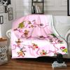 Christmas Grinch Lights Pink Blanket Soft Throw Blanket For Home Bedroom Bed Sofa Travel Office Solid Christmas Blanket
