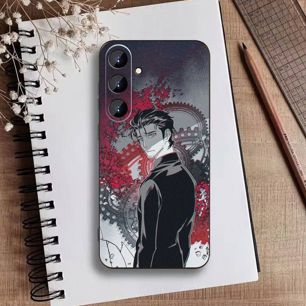 STEINS GATE D-Rintaro O-Okabe Phone Case For Samsung Galaxy A73,A21s,A22,A31,A52,A53,A71,A41Soft Black Shell
