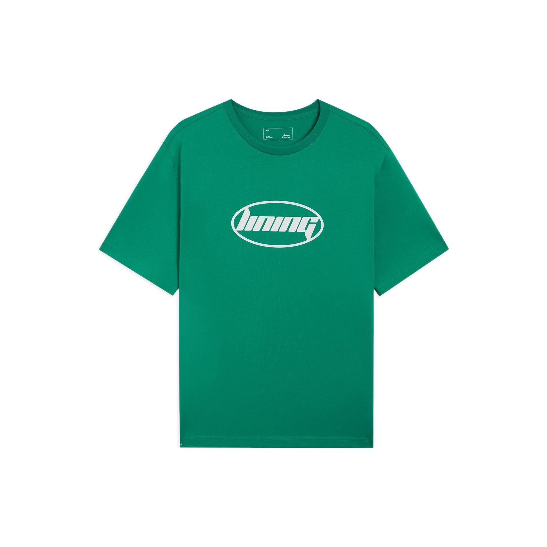 Li-Ning Fashion Logo T-shirt  Green White  Men s AHSSA33-12 L