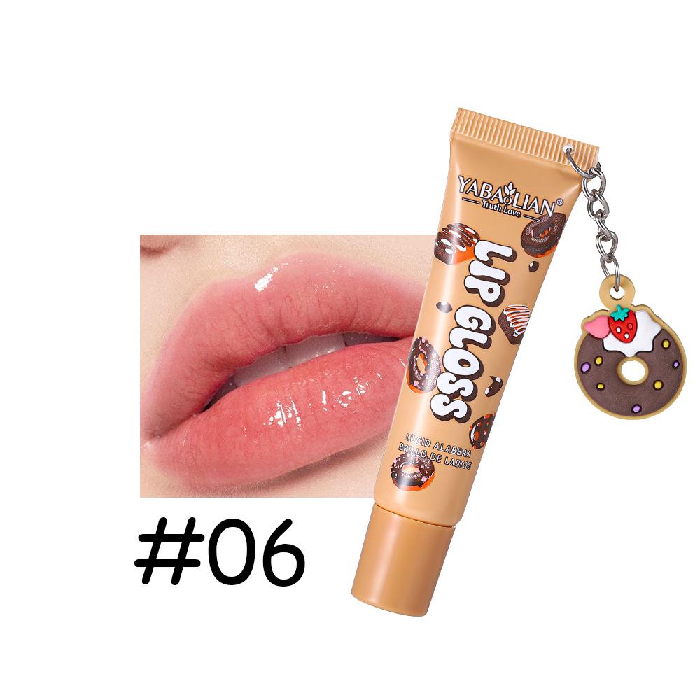 6 Colors Fruity Lip Gloss Crystal Clear Jelly Lipstick Lubricant Lip Line Jelly Bag Lip Gloss Glass Lip Lip Care