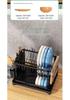 Cross-Border Kitchen Dish Rack: Bowl, Plate, Chopstick, Knife, Fork Storage & Countertop Drying Rack.