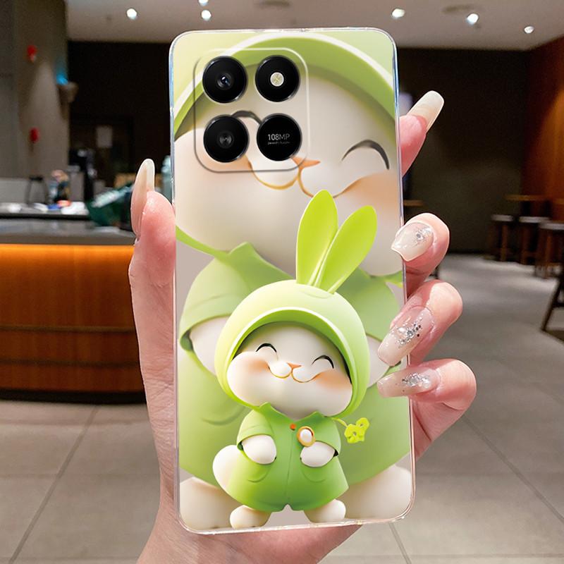 For Honor X7D Honor 400 Smart 4G 5G Luxury Dragon Cute Cool Boys Girls Soft silicone Phone Case Back Cover Transparent TPU Shell