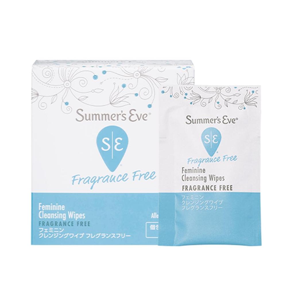 Eve Feminine Cleansing Fragrance 12 wipes Summer's Wipes, Free,