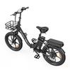 Allgobike AC20 Elektrische Fiets 250W Motor 20" Band Stadsverkeer Elektrische Fiets 48V 20Ah LED Display Maximaal Bereik 60Km 7 Versnellingen Maximaal Laadvermogen 120Kg