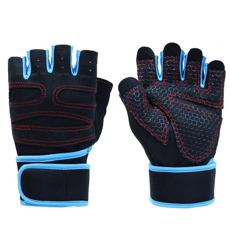Professional Sports Fitness Gloves for Men Women Breathable Wrist Bracers Riding Training Equipment Durable Palm Protection