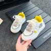 Children's and girls board shoes 2025 spring and autumn models fashionable soft-soled non-slip l rabub little girl casual little white shoes