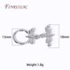 18K Gold Plated OT Clasps Connectors For DIY Jewelry Making,Dainty Brass Butterfly Toggle Clasps DIY Jewelry Making Supplies