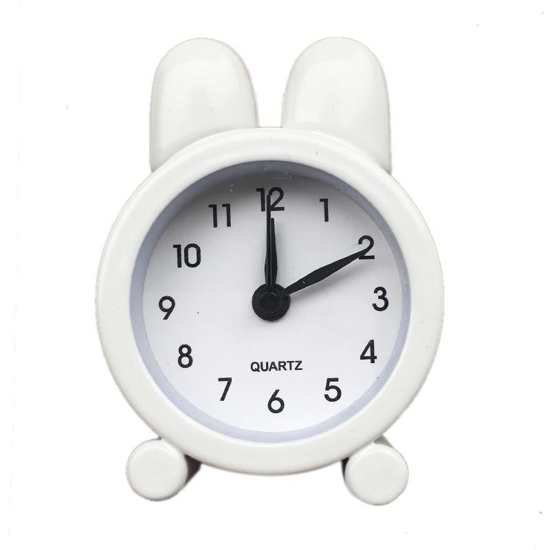 Little Rabbit Creative Cute Mini Metal Alarm Clock Children's Student Stationery Gifts