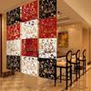 9Pcs Hollow Pattern Hanging Partition Screen Minimalist DIY Privacy Screen  Office