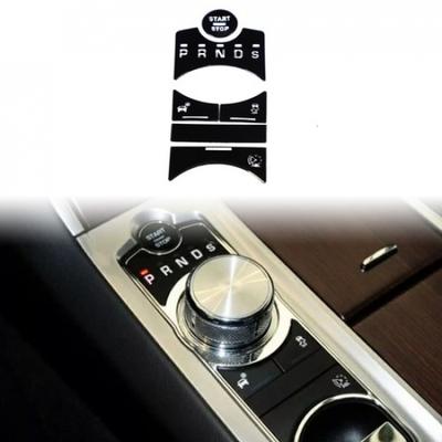 Lesklý černý kryt tlačítka panelu řadicí páky Samolepka Pro Jaguar XF X250 12-15