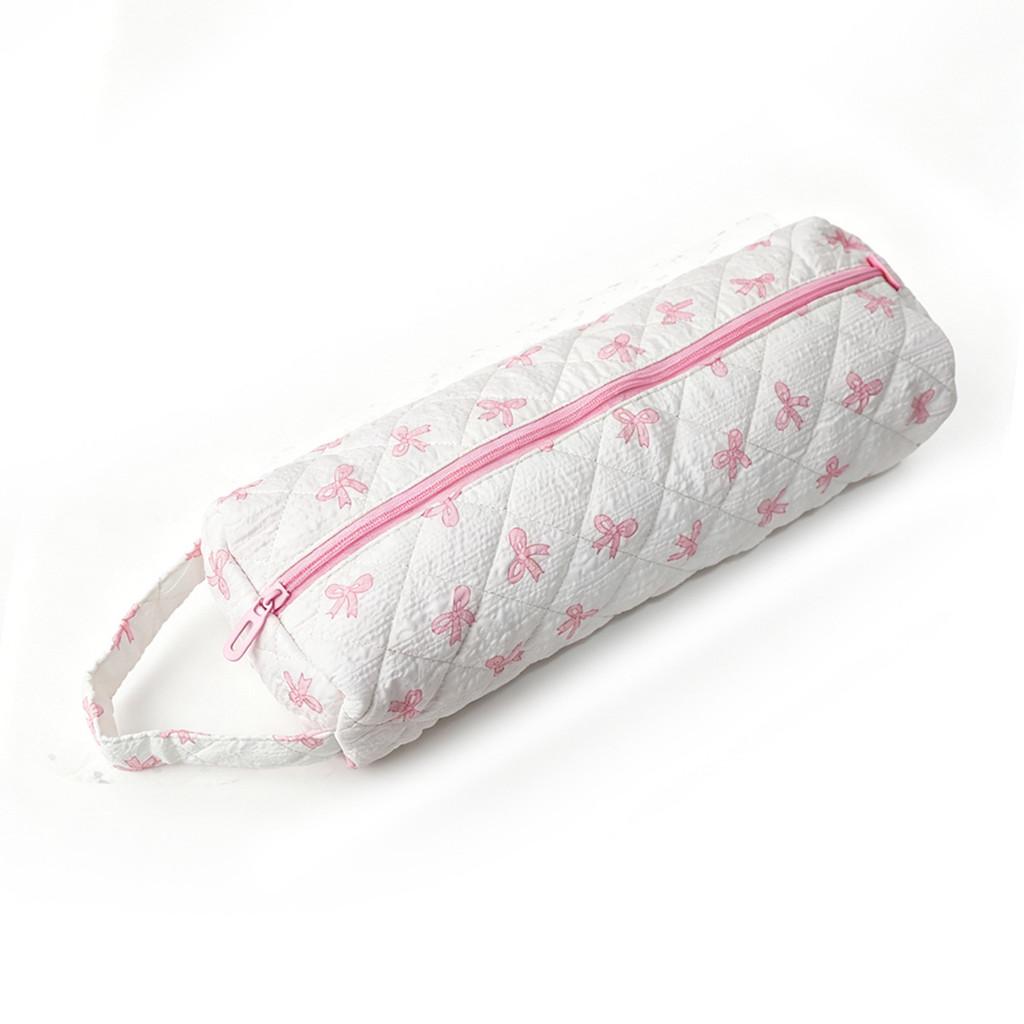 Makeup Bag With Cartoon Dog Family Pattern For Travel And Makeup Tool Storage
