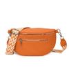 Trendy Fashion Breast Bag Women's New Wide Shoulder Strap Waist Bag Large Capacity Saddle Bag Versatile Messenger Bag
