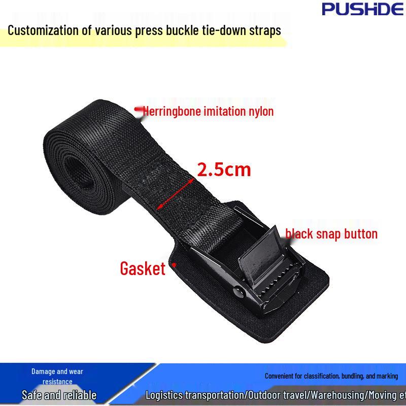 Buckle Lashing Cargo & Motorcycle Tie-Down Straps - Ratchet & Pallet Straps for Yacht & Car