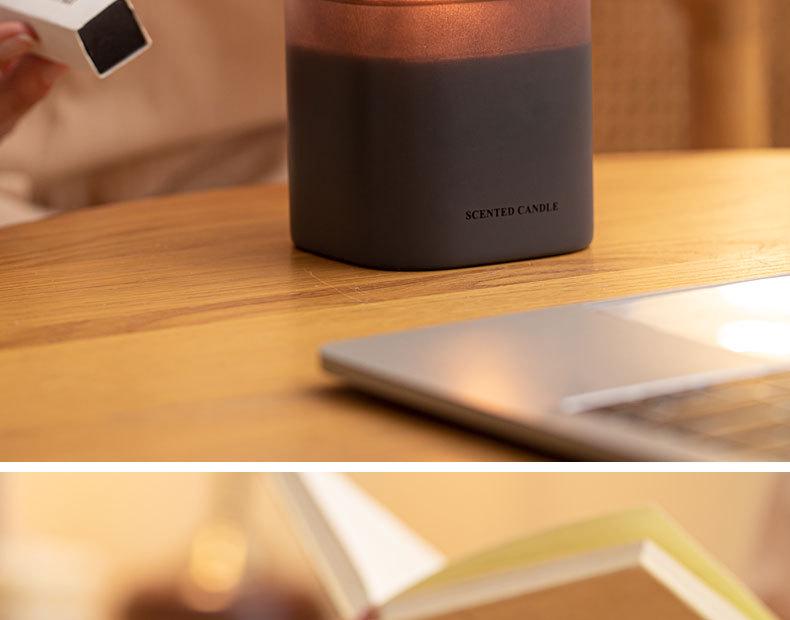 Scented Soy Wax Aroma Candle in Minimalist Gift Box – Perfect for Hotel, Bedroom, or Home Decor
