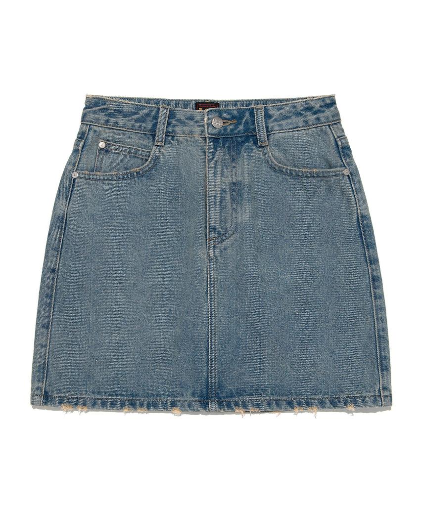 Lee Denim Mini Skirt Indigo Medium