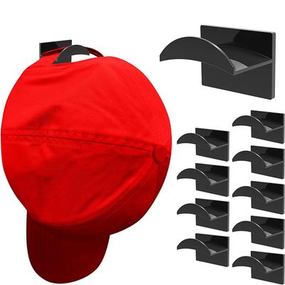 1/5/10 Stück selbstklebende Huthaken für die Wand, Hutaufhänger mit starkem Halt, minimalistisches Hutablage-Design, ohne Bohren, für Baseballkappen, Hut-Organizer