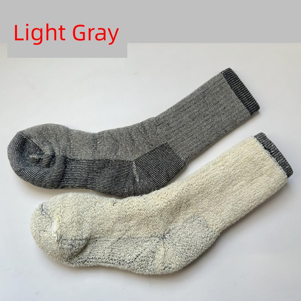 Recommended Merino Wool Thick Socks for Winter Outdoor Use, Warm and Thickly Padded for Good Coverage, Odor-Resistant and Comfortable