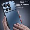 Redmi K70 Phone Case, Xiaomi K70 Pro Protective Cover, AG Frosted Lens Full Protection Soft, Shockproof, Redmi Simplen, Outer Case, Graphite Black