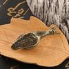 Vintage Brass Snail Small Ornaments Tea Pet Ceremony Solid Copper Simulation Animal Figurines Miniatures Home Decorations