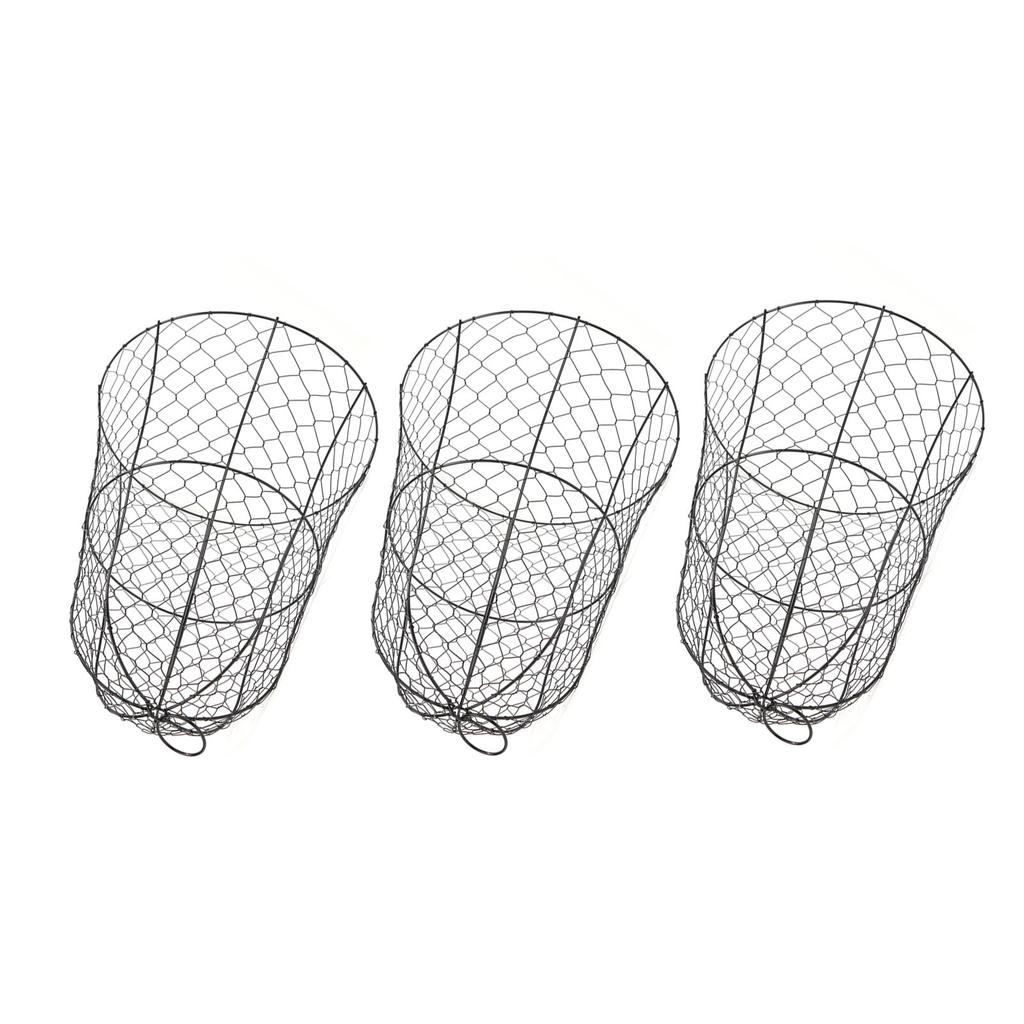 10 Packs Black Garden Chicken Wire Cloche Thickened Construction Plant Protector Cloche Cover