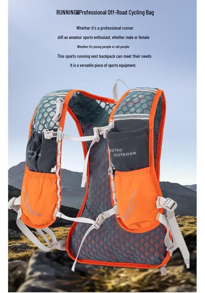 5L Hydration Backpack for Men and Women - Double Shoulder Running and Cycling Pack
