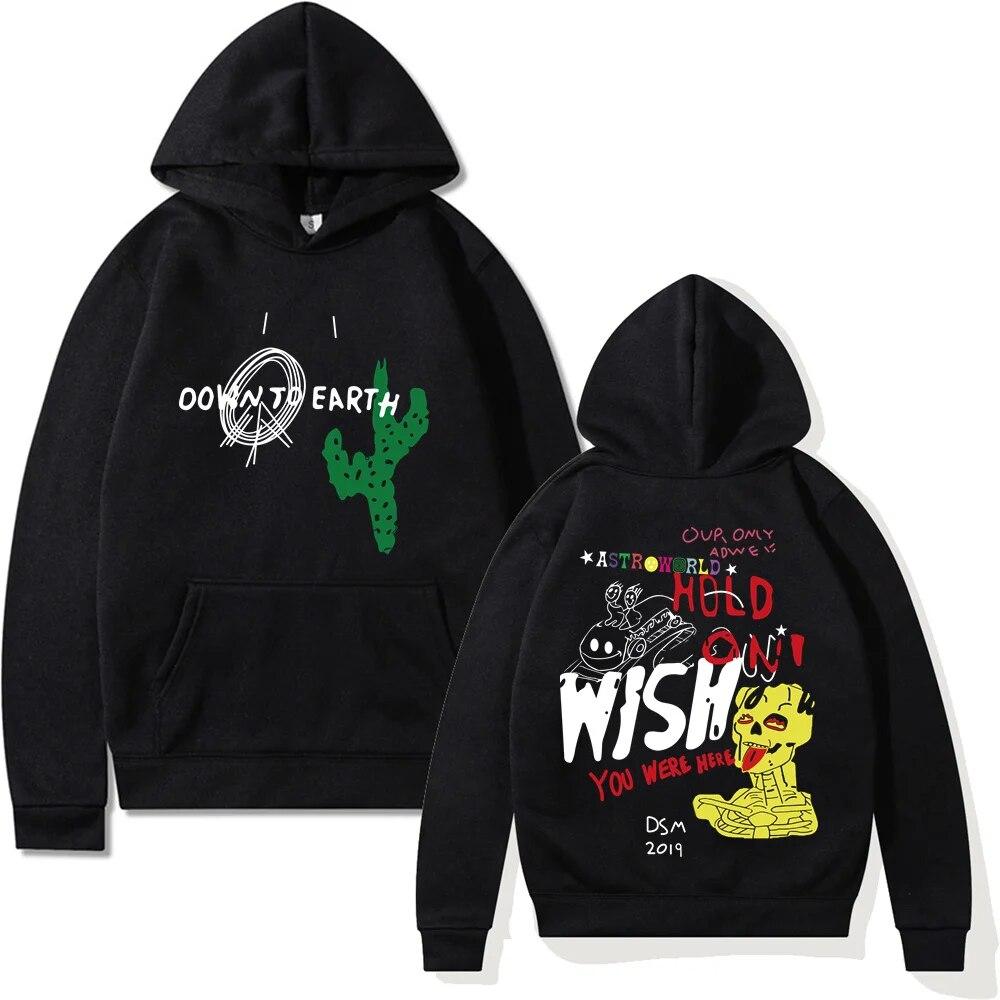 

2022 Cactus Jack Hip Hop Hoodies Cactus Jack Swag Print Funny Women Unisex Hooded Sweatshirt Astroworld Casual Pullover Harajuku