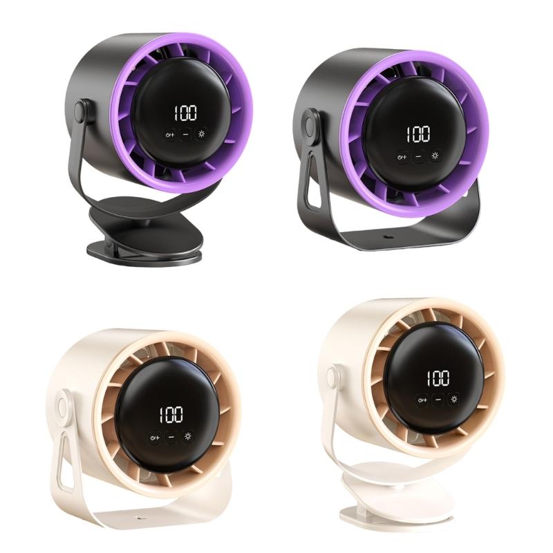 Small Desk Fan with 360degree Rotation Low Noise Fan Suitable for Baby Strollers Office Home Travel and Outdoor Activity