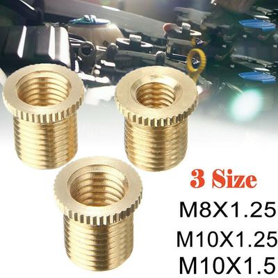 Gear Shift Knob Thread Adapter Nut Insert Kit M10x1.25 M10x1.5 M8x1.25 Universal Car Gear Shift Knob Head Thread Adapter Kit