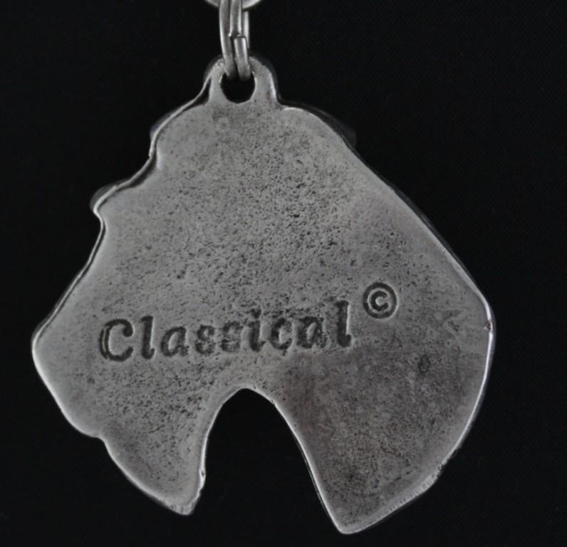 Fox Terrier Wire – Dog Necklace In Gift Box, Silver-plated Locket for Dog Fan | Art-Dog