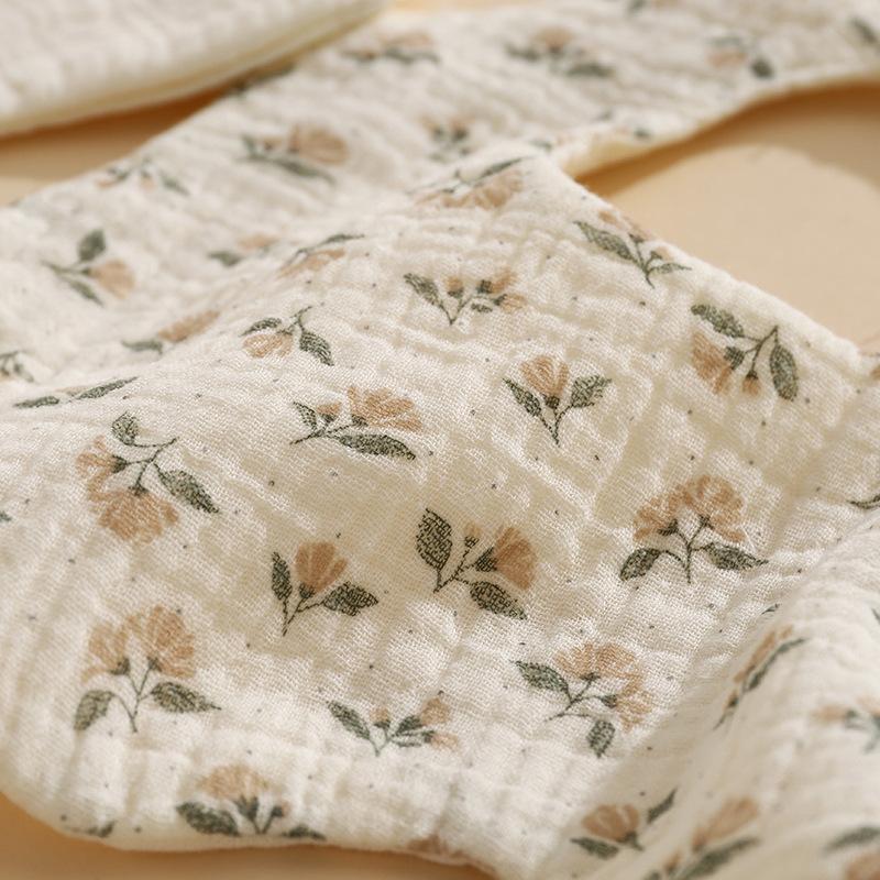 Baby Bibs Cotton Newborn Bibs Feeding Drool Bandana Saliva Towel Toddler Ruffle Floral Bib Baby Accessories