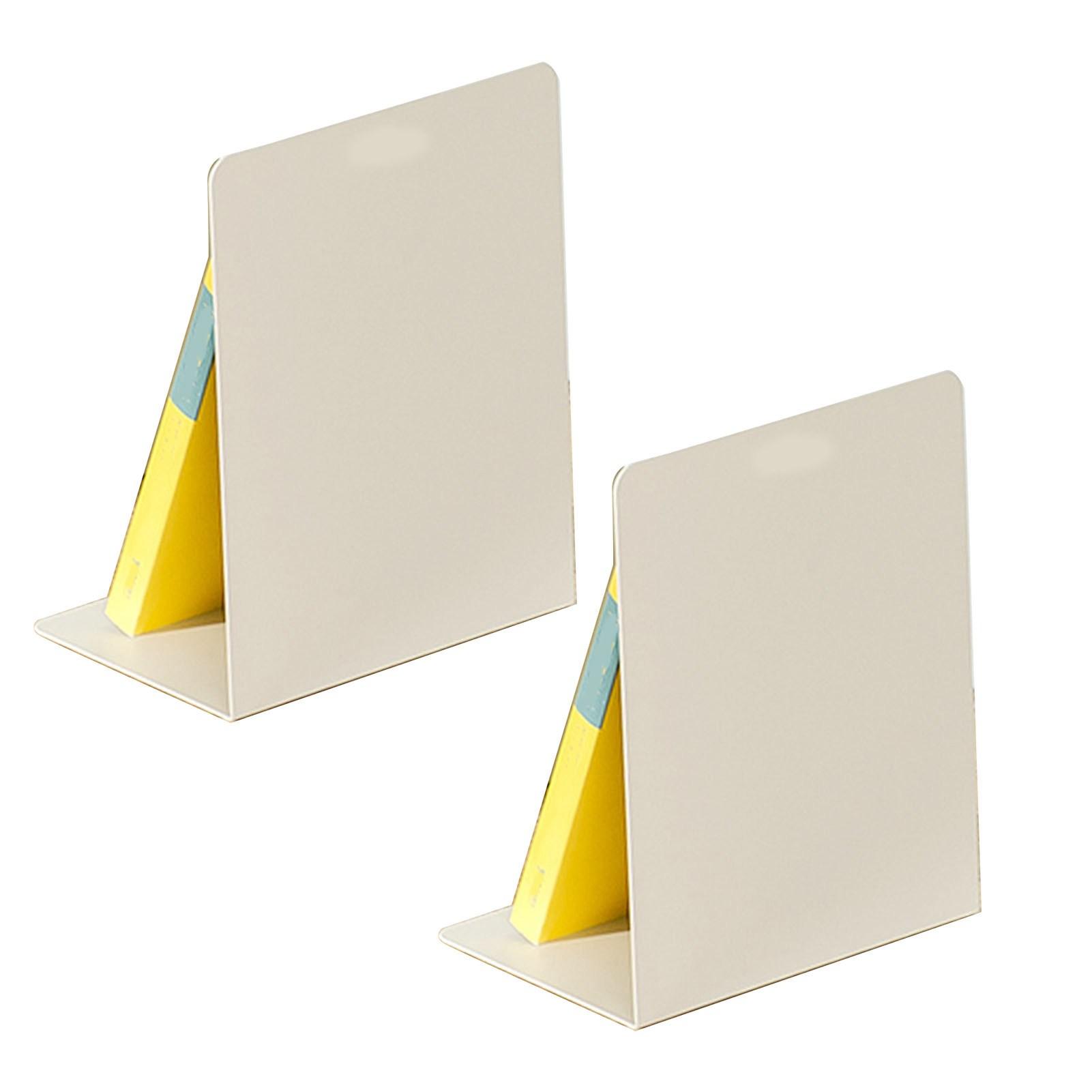 

Подставка для книг Book Stopper Minimalist Portable Book Holder Stand Metal Bookheads for Poles Office Desk White белый