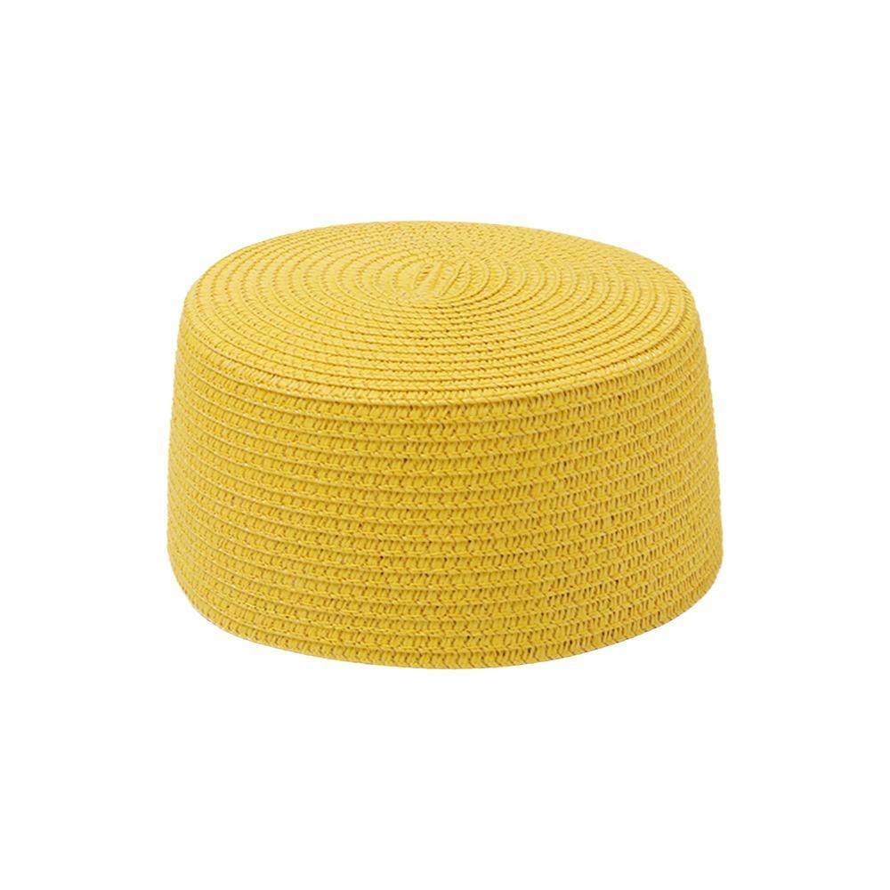 Solid Brimless Cap Structured Crown Painter Hat New Round Dress Hat Women's