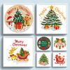 Christmas Printed Cross Stitch Kit DIY 11CT Embroidery Craft Set Home Decor