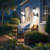 1/2/4pcs Garden Warm Lights Waterproof Outdoor Solar Street Light Lightings Wall Light Fixture Leds for Lighting Outdoor Gardens Decoration
