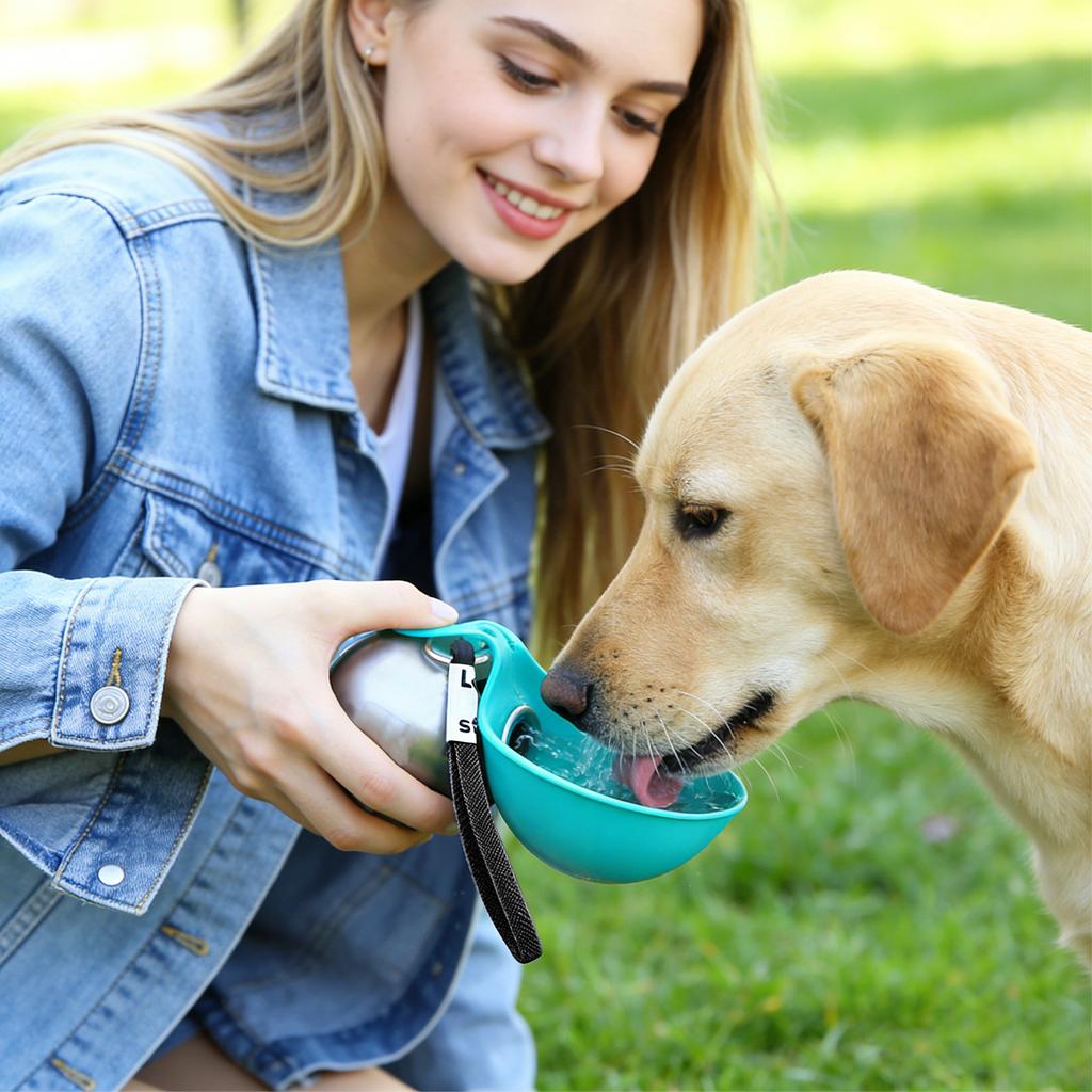 Dog Toy Water Bottle Leakproof Outdoor Travel Bowl, Puppy Drink Dispenser For Walking Pet Bottle Bowl Container285ml