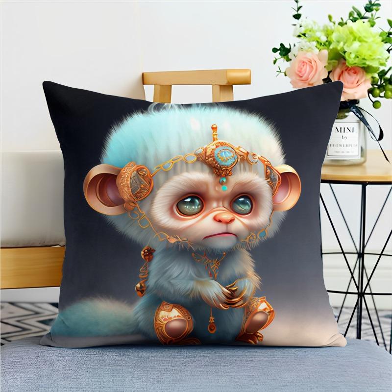 Cartoon Zodiac Pillowcase Dormitory Decoration Office Living Room Home Pillowcase