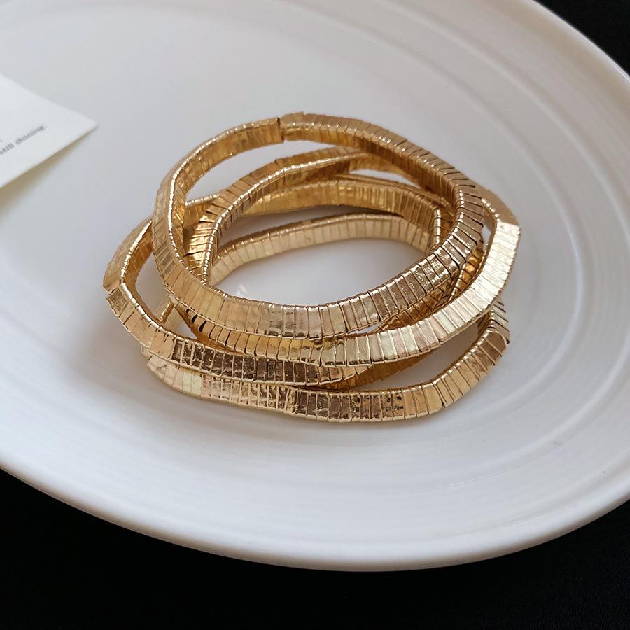Геометрический плетеный браслет браслет в холодном стиле нишевые простые украшения