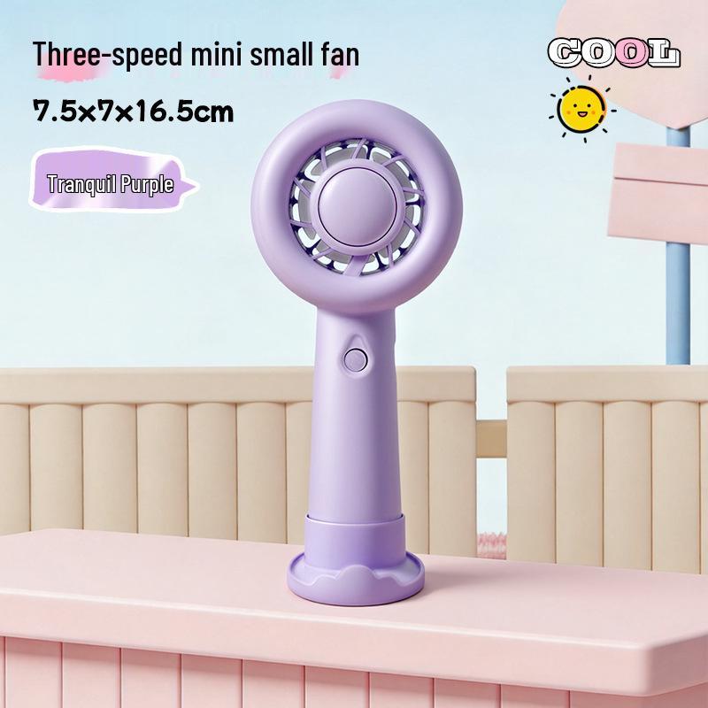Portable High-Speed Mini Turbine Fan—USB Rechargeable, Outdoor Handheld Electric Fan Gift