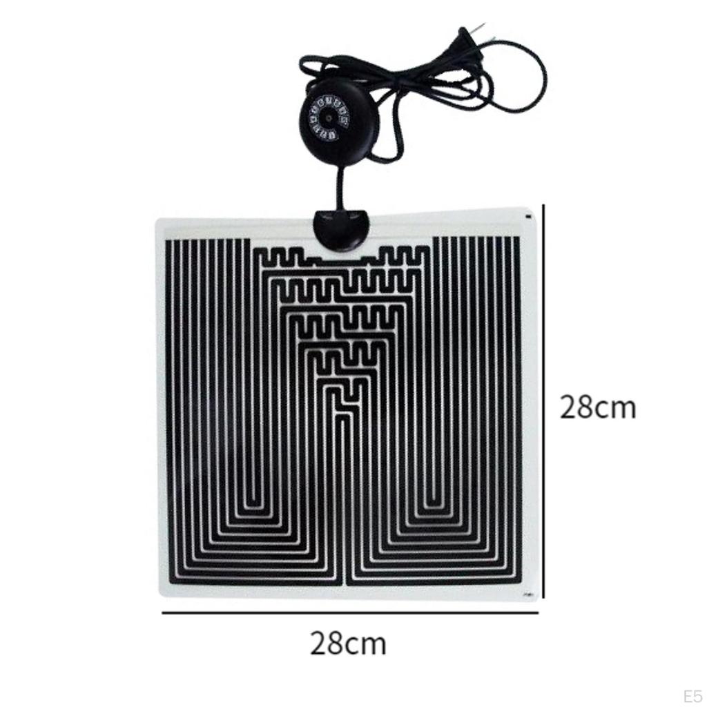 Reptile Heating Pad Under Tank Terrarium Mat for Gecko Turtles Frogs 15x28cm