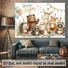 1Pcs Forest Animal Birthday Theme Decoration Background Backdrop For Photo Studio Photo Booth Party