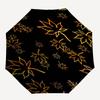 1pc Autumn Leaves Pattern Umbrella with Plastic Handle,Vibrant Cartoon Pattern,Multi-functional UmbrellaPT154