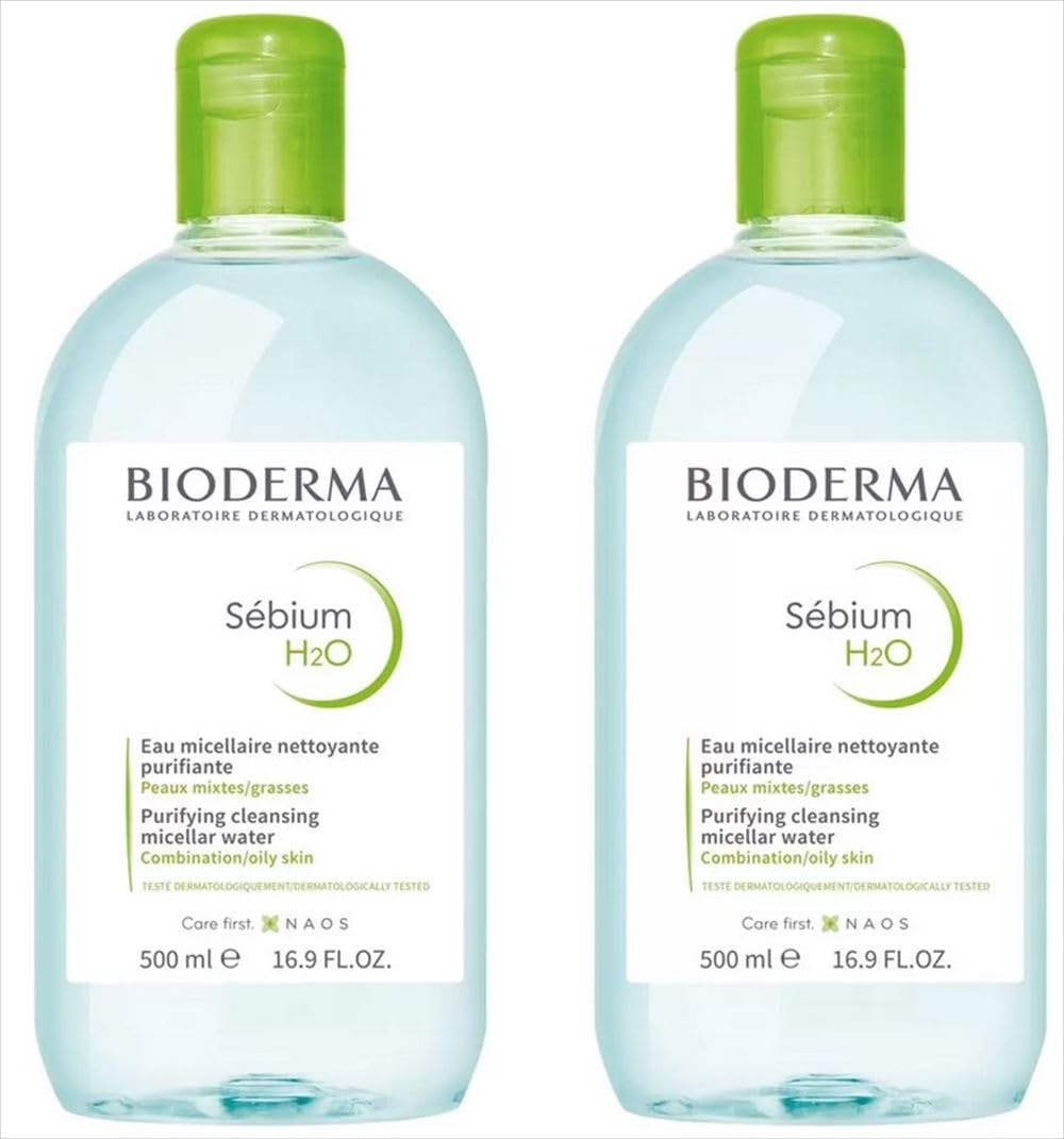 

Bioderma Sebium H2O Очищающая вода 500 мл x 2 флакона набор