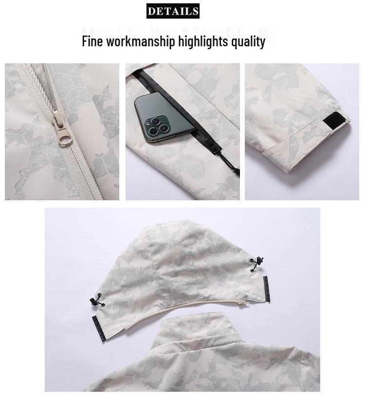 2022 Men's & Women's Lightweight Camouflage Windbreaker - Spring/Autumn Couple Style