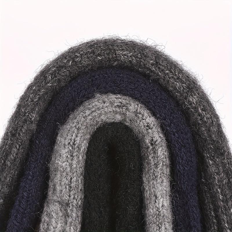 Winter Warm Alpaca Wool Gloves Full Finger Touchscreen Cashmere Gloves Men's Woman Thickening Knitted Cycling Driving Gloves