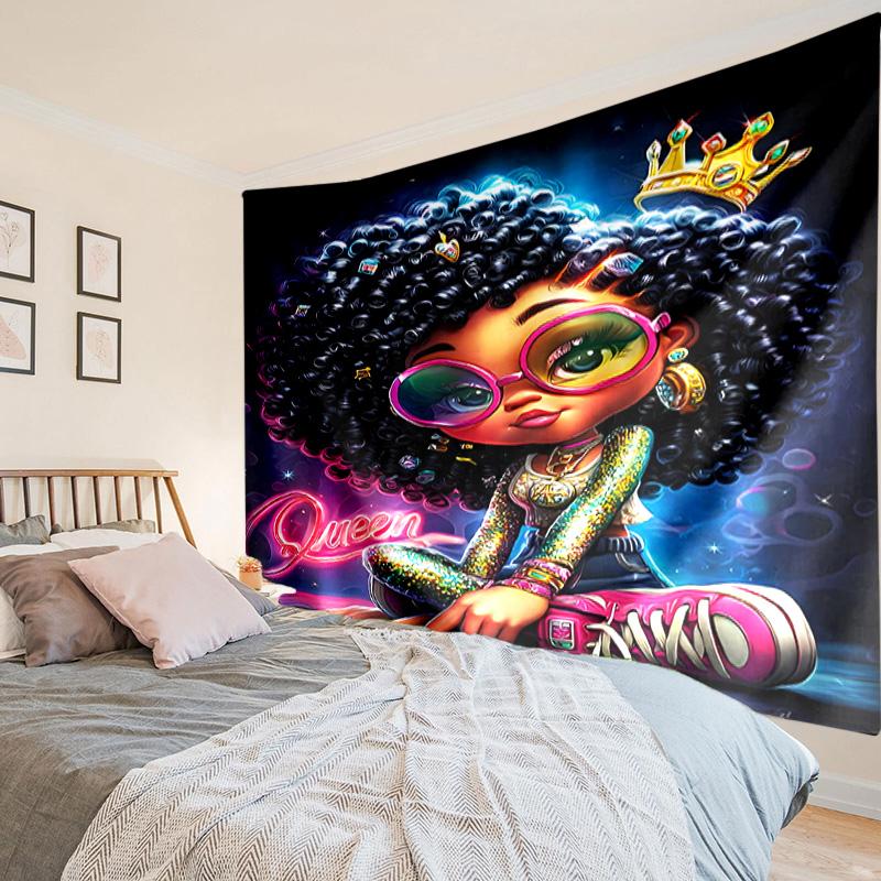Royal Butterfly Princess Dreams Tapestry, Unique Design Tapestry, Wall Decor for Bedroom,Livingroom, Playroom,Heartwarming Fan Holiday Gifts