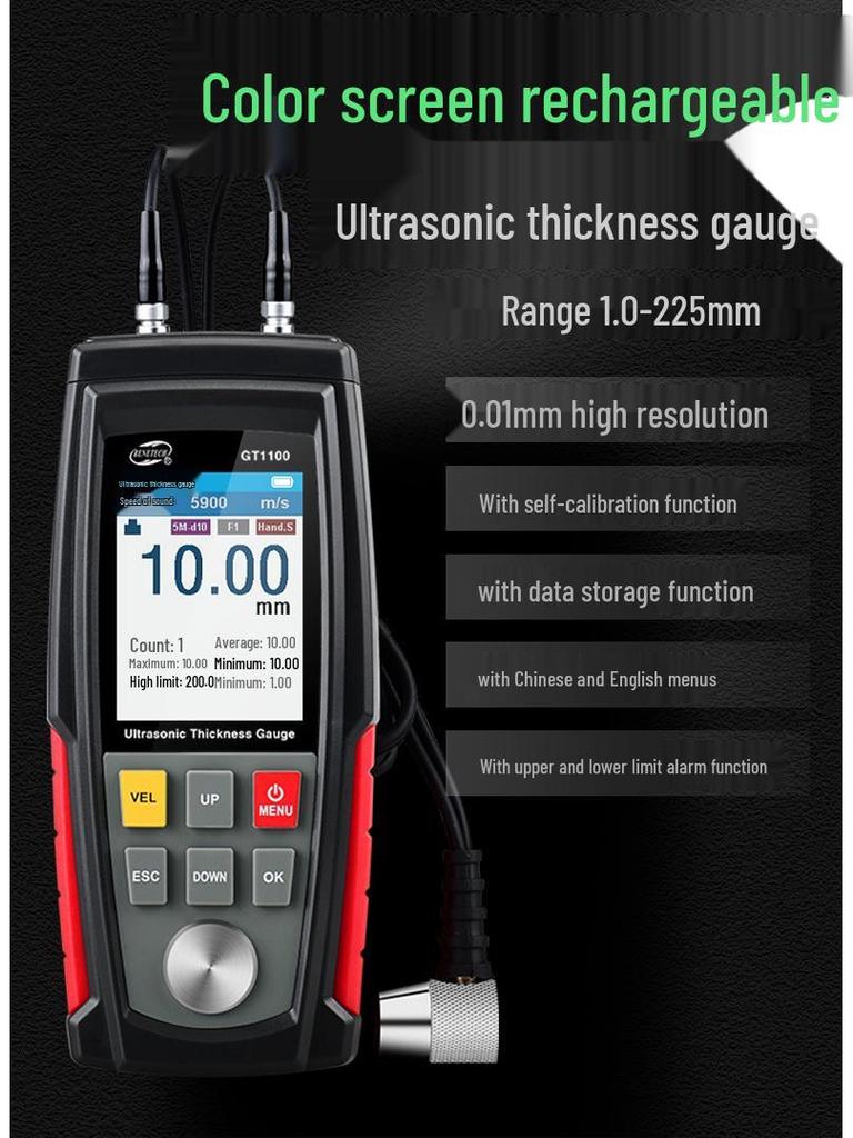 BENETECH GM100 Digital Ultrasonic Metal Thickness Gauge