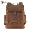 JOYIR Crazy Horse Leather Travel Laptop Backpack