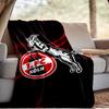 Coperta Leggera del Football Club Koln Capra Ideale per Letto Perfetta per Viaggi, Campeggio, Soggiorni, Uffici, Divani, Regalo di Natale per tifosi